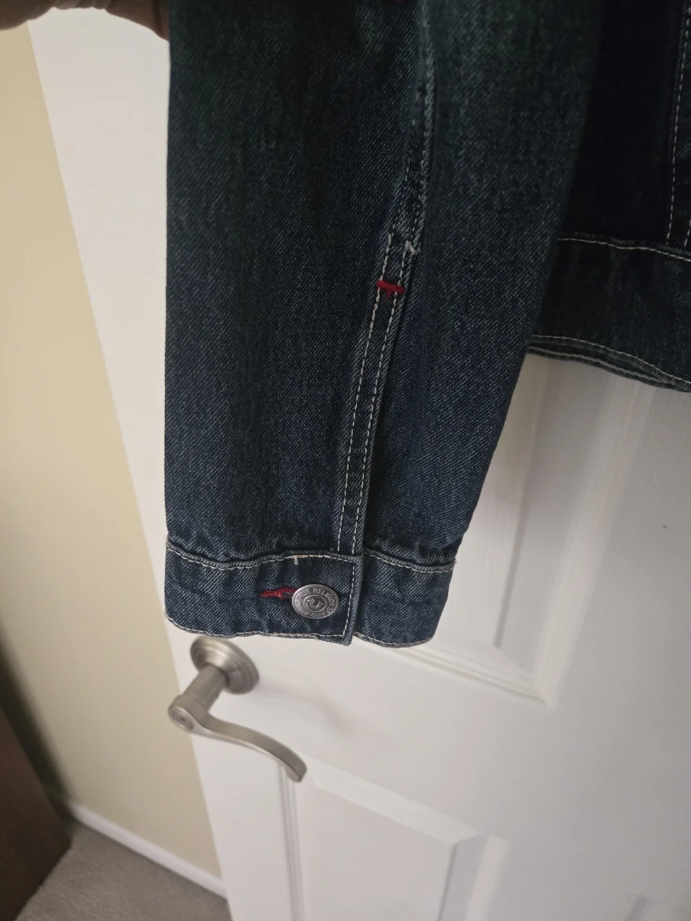 True Religion Men's Blue Denim Trucker Jacket